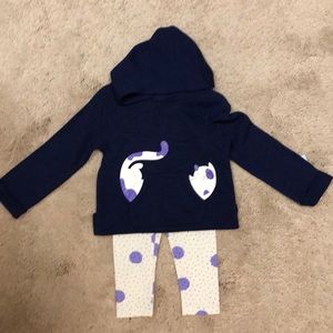 NWT cat & jack outfit - 12m